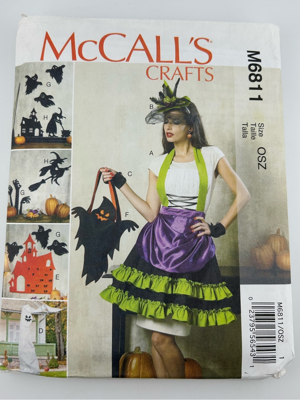 🪡 McCall’s Halloween Costumes and accessories Sewing Pattern 6811